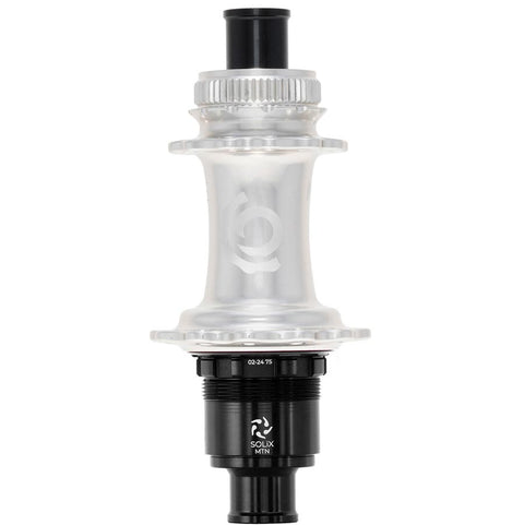 Industry Nine Solix M Classic Rear MS Disc Hub Rear 24H 12mm TA 148mm Shimano Micro Spline Silver