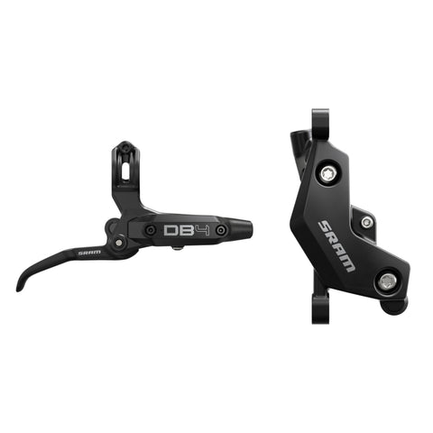 SRAM DB4 Disc Brake Lever - Left Front Rear 2000mm Hose Post Mount 4-Piston Aluminum Lever Diffusion BLK A1