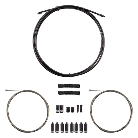 SRAM SlickWire Shift Cable Housing Kit - Road/MTB 4mm Nylon Braided BLK