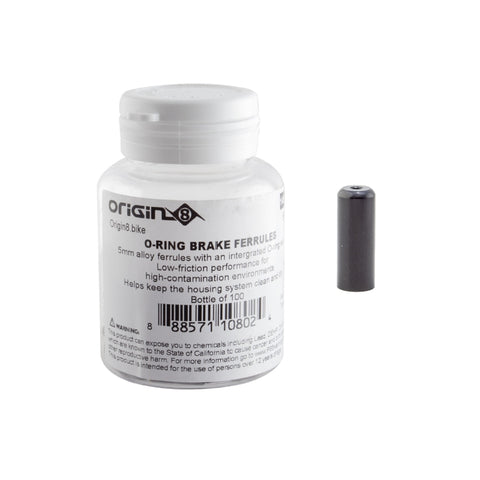 Origin8 O-Ring Gear Ferrules Gear 4mm Black