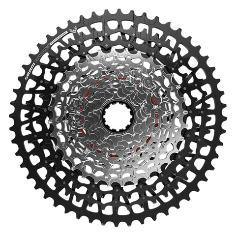 SRAM GX Eagle T-Type XS-1275 Cassette - 12-Speed 10-52t For XD Driver BLK/Silver