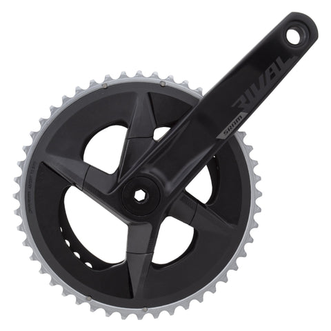 SRAM Rival AXS Crankset - 172.5mm 12-Speed 48/35t 107 BCD DUB Spindle Interface BLK D1