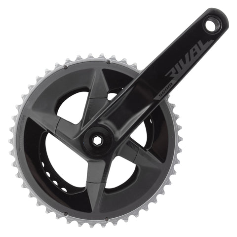 SRAM Rival AXS Crankset - 172.5mm 12-Speed 46/33t 107 BCD DUB Spindle Interface BLK D1