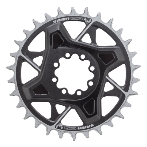 SRAM X0 Eagle T-Type Direct Mount Chainring - 30t 12-Speed 8-Bolt Direct Mount 3mm Offset Aluminum BLK D1