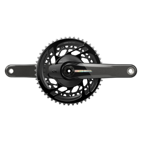 SRAM Force AXS Power Meter Crankset - 175mm 2x 12-Speed 48/35t Direct Mount DUB Spindle Interface Iridescent Gray D2