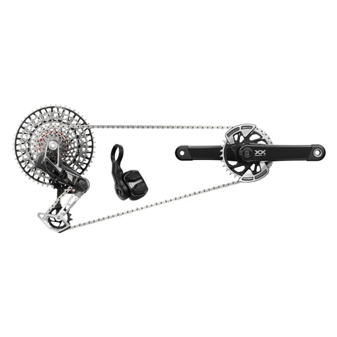 SRAM XX T-Type Eagle Transmission Power Meter Group - 175mm 32t Chainring AXS POD Controller 10-52t Cassette Rear Derailleur Chain