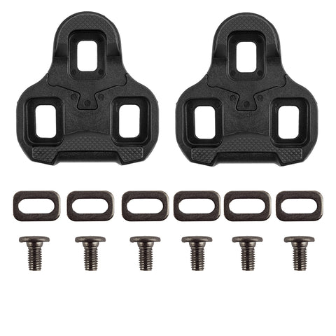 Origin8 Split Fixed KEO Compatible Cleats  Black Look Keo 0° Fixed