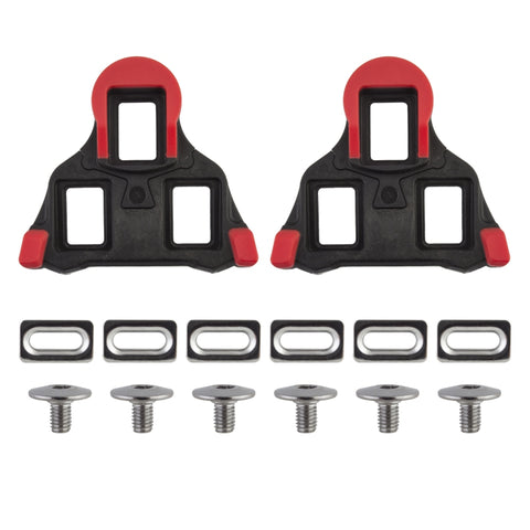 Origin8 Split Fixed SPD-SL Cleats  Black/Red SPD-SL 0° Fixed