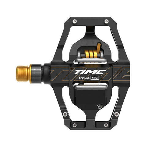 Time Speciale 12 Pedals - Dual Sided Clipless Platform Aluminum 9/16" BLK/Gold Large B1