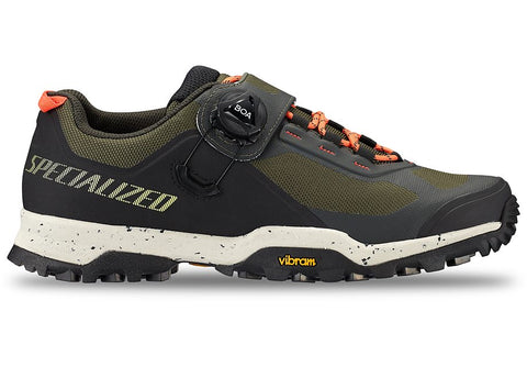 Specialized rime 2.0 shoe dark moss green/limestone/cactus bloom 42.5