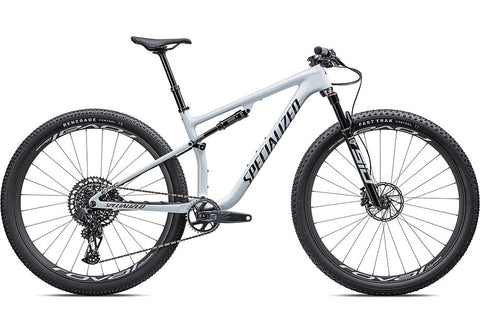 2023 Specialized epic expert bike gloss morning mist / metallic dark navy s