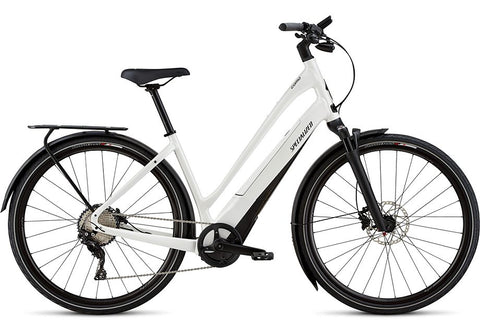 Specialized como 5.0 low entry 700c metalic white silver / black l