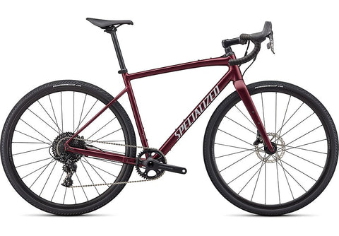 2022 Specialized diverge e5 comp bike satin maroon/light silver/chrome/clean 64