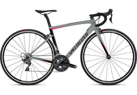 Specialized tarmac wmn sl6 expert satin / gloss / cool gray / acid pink / black 54