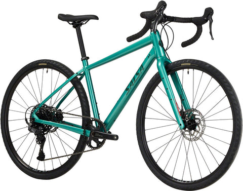Salsa Journeyer Drop Bar Cues 1x10 Bike - 700c Aluminum Teal Green 49cm