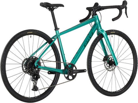 Salsa Journeyer Drop Bar Cues 1x10 Bike - 700c Aluminum Teal Green 49cm