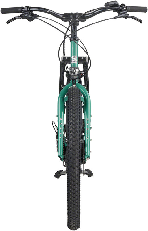 Surly Skid Loader Cargo Ebike - 27.5 Steel Illegal Smile Green Large