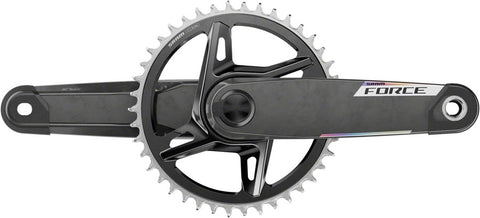 SRAM Force 1x XPLR AXS Power Meter Wide Crankset - 175mm 12/13-Speed 42t 8-Bolt Direct Mount DUB PM Spindle Carbon E1