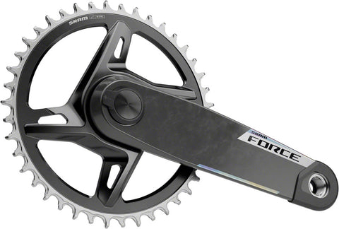 SRAM Force 1x XPLR AXS Power Meter Wide Crankset - 175mm 12/13-Speed 42t 8-Bolt Direct Mount DUB PM Spindle Carbon E1