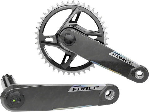 SRAM Force 1x XPLR AXS Power Meter Wide Crankset - 175mm 12/13-Speed 42t 8-Bolt Direct Mount DUB PM Spindle Carbon E1