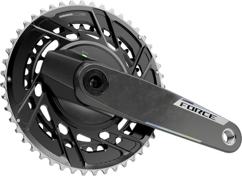 SRAM Force AXS Power Meter Crankset - 175mm 12-Speed 50/37t Thread Mount 8-Bolt PM Spider DUB Spindle Carbon E1