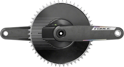 SRAM Force 1 AXS Power Meter Crankset - 170mm 12-Speed 50t Aero PM Chainring 8-Bolt Direct Mount DUB Spindle Carbon E1
