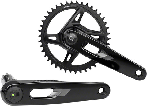 SRAM Rival 1x XPLR AXS Power Meter Wide Crankset - 170mm 12/13-Speed 42t 8-Bolt Direct Mount DUB PM Spindle Carbon E1