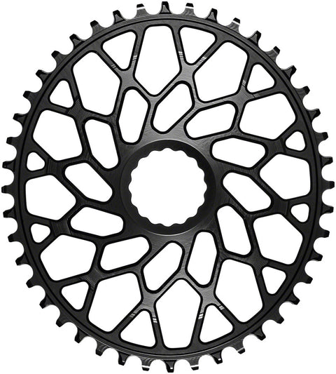 absoluteBLACK Oval Narrow-Wide Direct Mount Chainring - 44t CINCH Direct Mount 3mm Offset BLK
