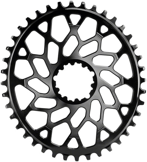 absoluteBLACK Oval Narrow-Wide Direct Mount Chainring - 48t SRAM 3-Bolt Direct Mount 6mm Offset BLK