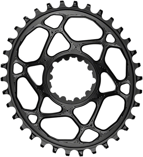 absoluteBLACK Oval Narrow-Wide Direct Mount Chainring - 34t SRAM 3-Bolt Direct Mount 3mm Offset BLK