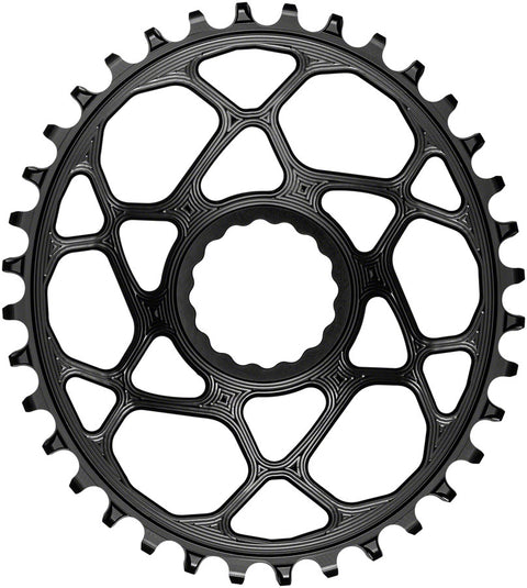 absoluteBLACK Oval Narrow-Wide Direct Mount Chainring - 36t CINCH Direct Mount 3mm Offset BLK