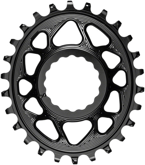 absoluteBLACK Oval Narrow-Wide Direct Mount Chainring - 26t CINCH Direct Mount 6mm Offset BLK
