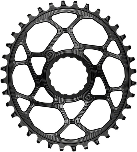 absoluteBLACK Oval Narrow-Wide Direct Mount Chainring - 36t CINCH Direct Mount 6mm Offset BLK