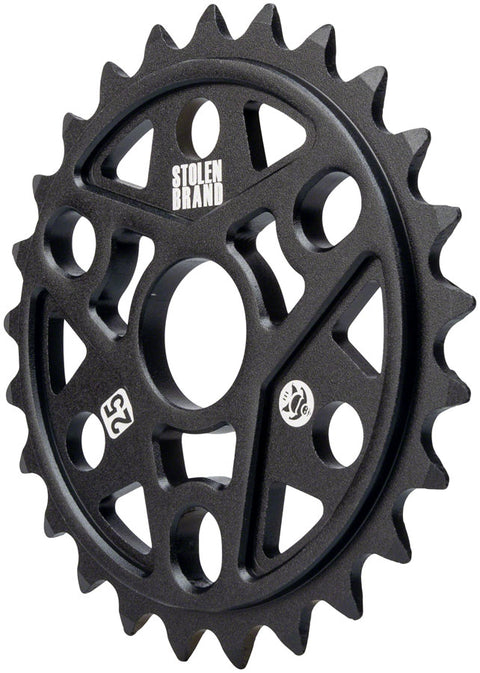 Stolen Sumo III Sprocket - 25t 6.0mm Thickness Aluminum Black