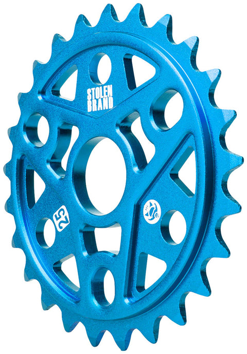 Stolen Sumo III Sprocket - 25t  6.0mm Thickness Aluminum Blue