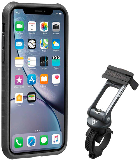 Topeak Ridecase with Mount - Fits iPhone XR Black/Gray