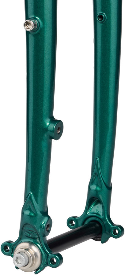 Surly Straggler Thru-Axle Fork - 700c 410mm 1-1/8" Straight Steerer Steel Subtropic Algae