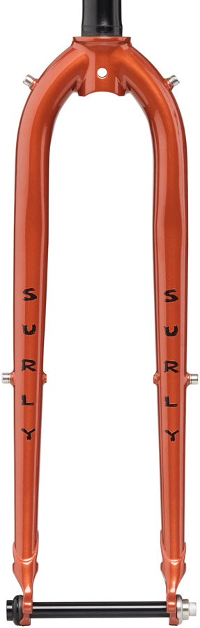 Surly Straggler Thru-Axle Fork - 650b 390mm 1-1/8" Straight Steerer Steel Shaggy Carpet