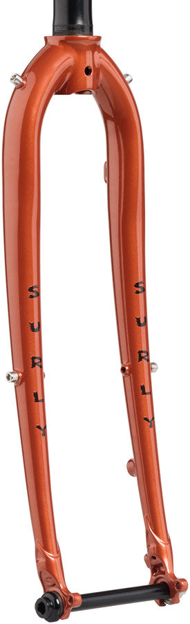 Surly Straggler Thru-Axle Fork - 650b 390mm 1-1/8" Straight Steerer Steel Shaggy Carpet