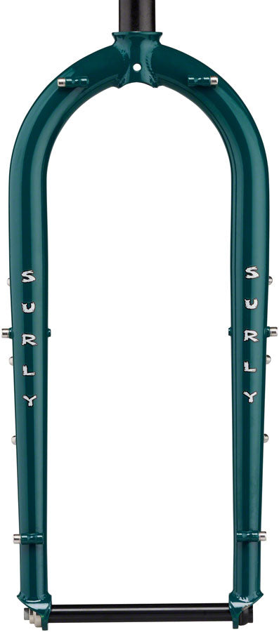 Surly Wednesday Fork - 26" 15x150mm Thru-Axle 1-1/8" Straight Steerer Steel OG Algae