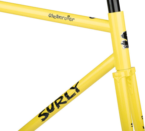 Surly Steamroller Frameset - 700c Steel Banana Candy Yellow 49cm