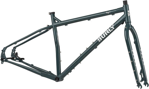 Surly Ogre Frameset - 29" Steel Orloks Shadow Large