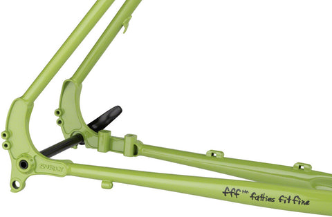 Surly Disc Trucker Frameset - 700c Steel Pea Lime Soup 62cm