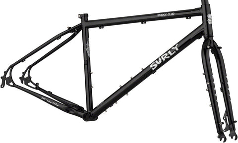 Surly Bridge Club Frameset - 27.5"/700c Steel Black Large