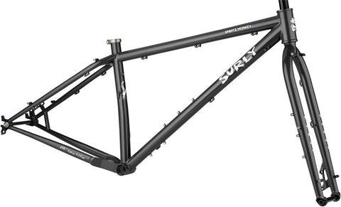Surly Karate Monkey Frameset - 27.5" Steel Hi-Viz Black Medium
