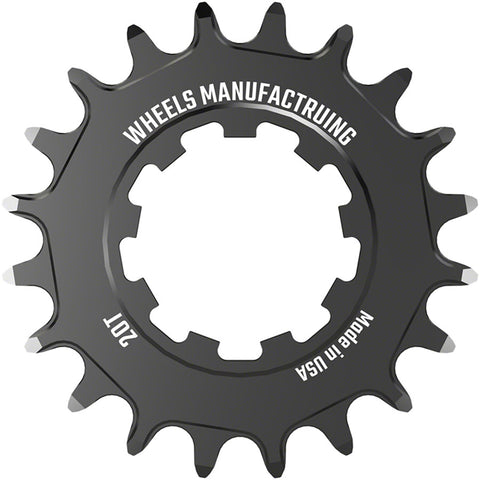 Wheels Manufacturing SOLO-SPEED Cog - 20t Fits SOLO-SPLINE SOLO-XD kits BLK