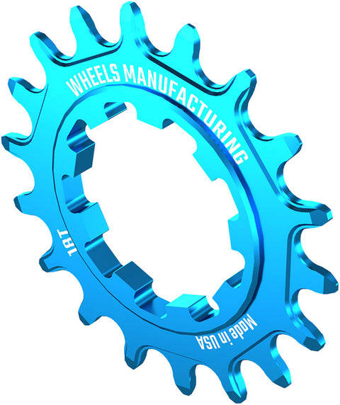 Wheels Manufacturing SOLO-SPEED Cog - 18t Fits SOLO-SPLINE SOLO-XD kits Teal