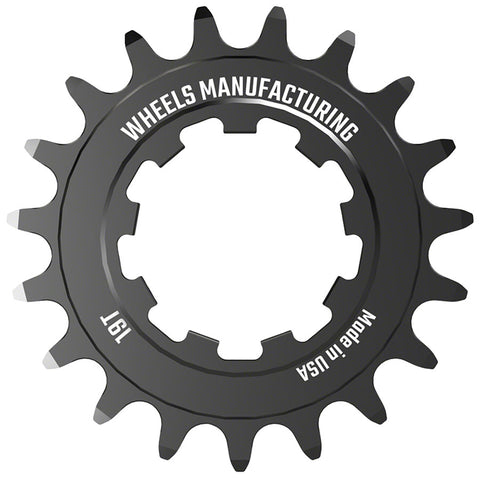 Wheels Manufacturing SOLO-SPEED Cog - 19t Fits SOLO-SPLINE SOLO-XD kits BLK