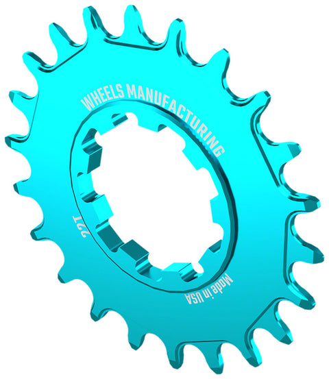 Wheels Manufacturing SOLO-SPEED Cog - 22t Fits SOLO-SPLINE SOLO-XD kits Teal