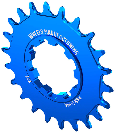 Wheels Manufacturing SOLO-SPEED Cog - 22t Fits SOLO-SPLINE SOLO-XD kits Blue